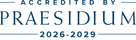 Praesidium Accreditation Logo with Merits